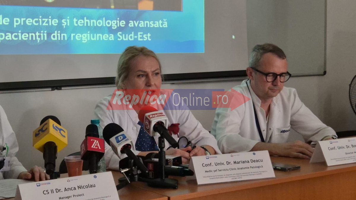Spitalul Judetean Constanta lanseaza proiectul Gepard, pentru cresterea calitatii in diagnosticarea cancerului. Video Spitalul Judetean Constanta lanseaza proiectul Gepard, pentru cresterea calitatii in diagnosticarea cancerului. Video