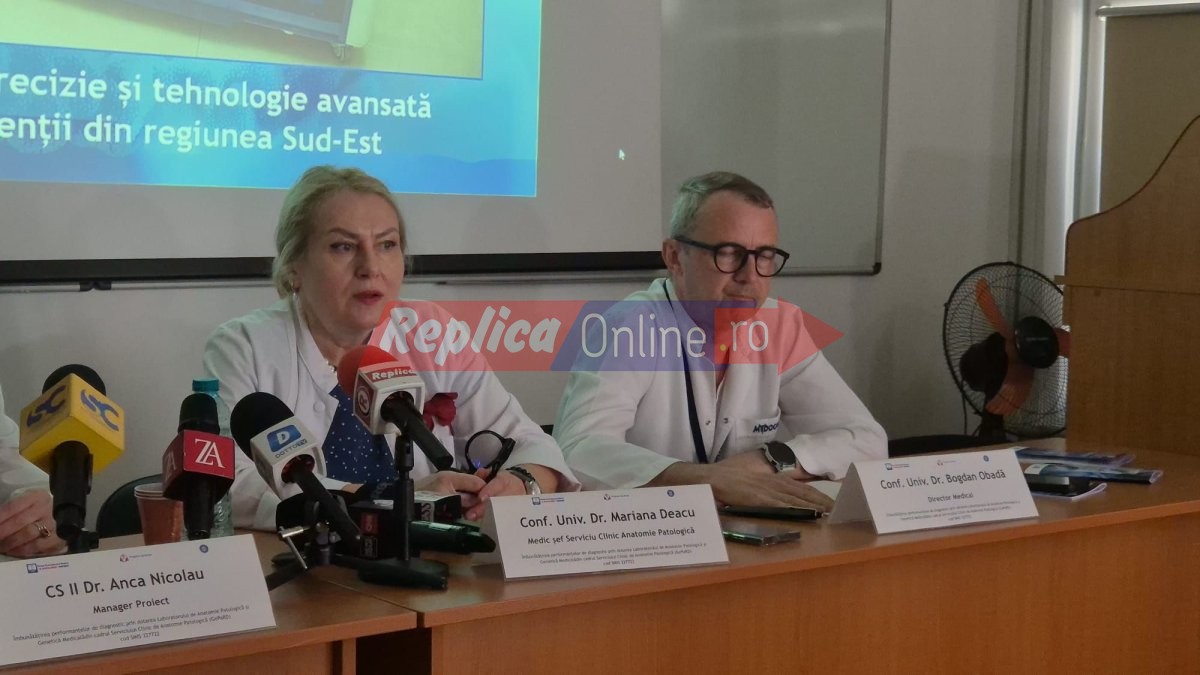 Spitalul Judetean Constanta lanseaza proiectul Gepard, pentru cresterea calitatii in diagnosticarea cancerului. Video Spitalul Judetean Constanta lanseaza proiectul Gepard, pentru cresterea calitatii in diagnosticarea cancerului. Video