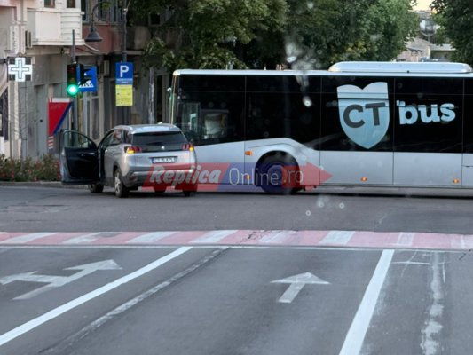 Accident între un autobuz CT BUS și un autoturism, în apropiere de Miga