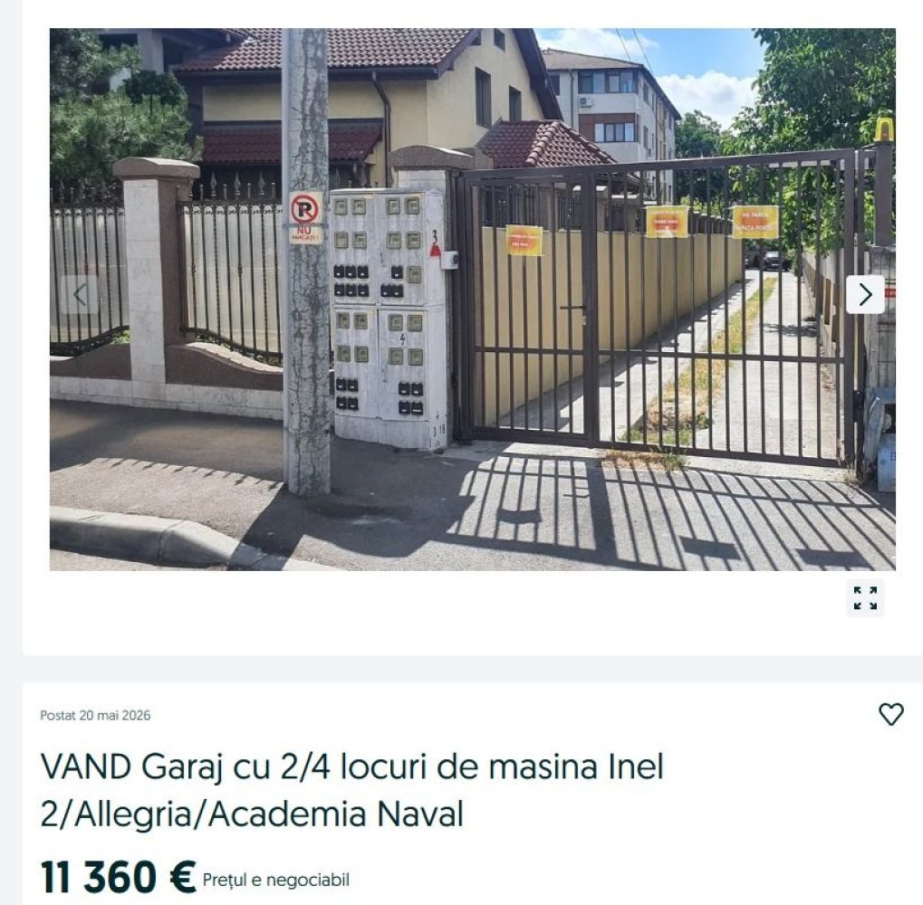 Cat mai costa un loc de parcare in Constanta, daca vrei sa-l cumperi direct de la proprietar?!