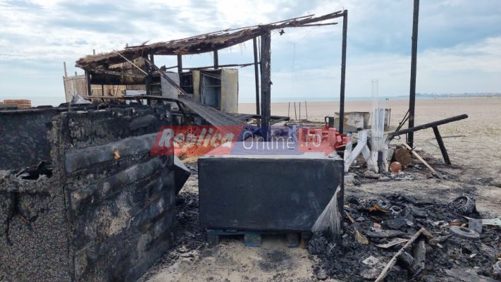 Imagini devastatoare în urma incendiului care a mistuit beach-barul clubului Argo!  Video 