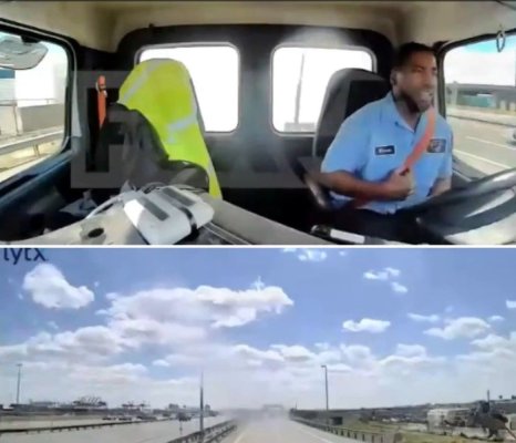 La un pas de tragedie. Un avion a lovit un camion în timpul aterizării în SUA. Video