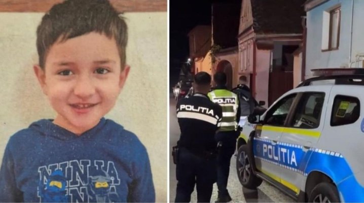 Un băiat de 5 ani a dispărut de la o fermă din Sibiu. Alexandru este căutat de zeci de oameni, cu drone, câini şi cu elicopterul