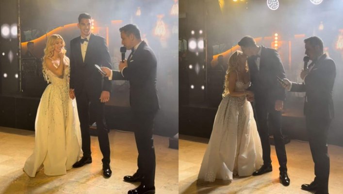 Poezia inedită pe care Flick a spus-o la nunta Andreei Bălan și a lui Victor Cornea