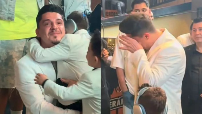 Thiago și Franco i-au cântat o piesă lui Bogdan de la Ploiești, iar manelistul a început să plângă pe scenă