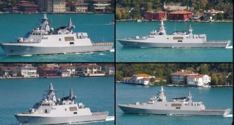 Corveta din clasa HISAR, cumpărată din Turcia, urmează să ajungă în România