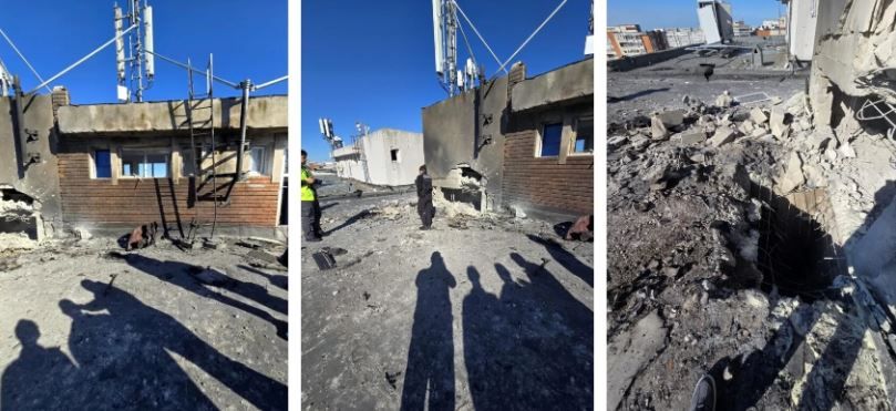 Primele imagini din apartamentul lovit de drona ruseasca la Galati! 