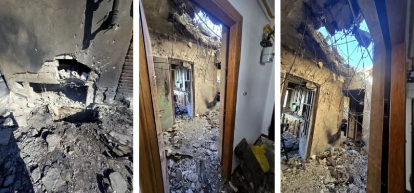 Primele imagini din apartamentul lovit de drona ruseasca la Galati! 