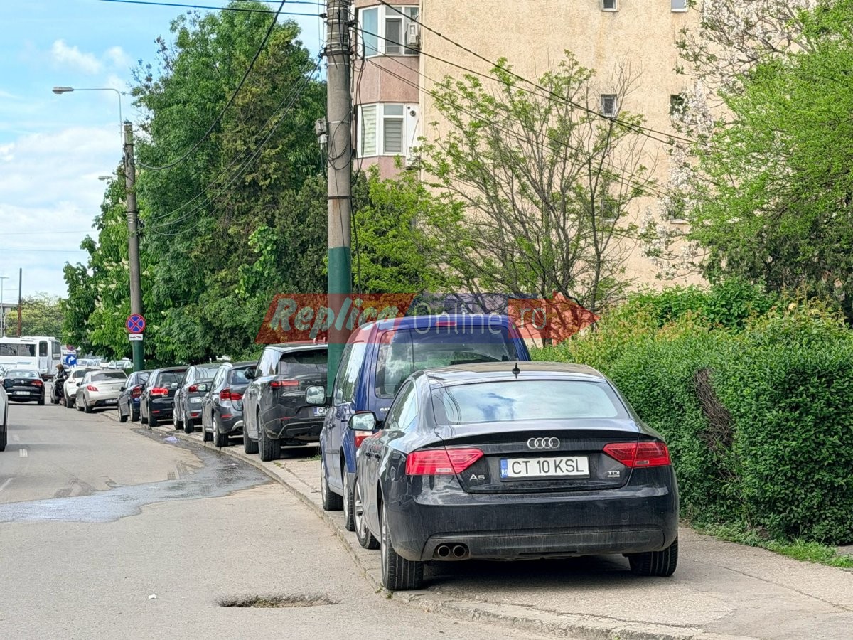 Constanta, orasul in care trotuarul nu mai apartine pietonilor. Video Constanta, orasul in care trotuarul nu mai apartine pietonilor. Video