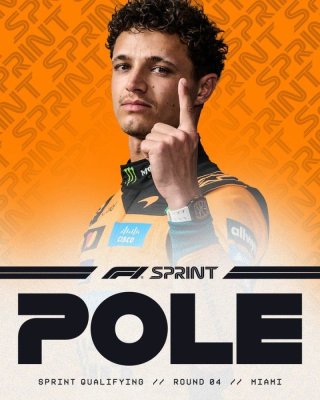 Formula 1: Lando Norris va pleca din pole position la cursa sprint de la Grand Prix-ul de la Miami