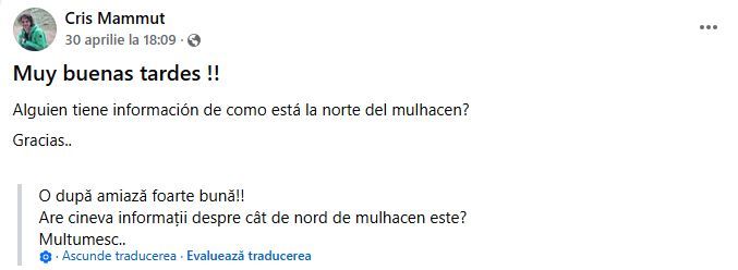Cristina Dinu, din Murfatlar, a murit intr-un accident de alpinism in timp ce escalada muntele Sierra Nevada din Spania 