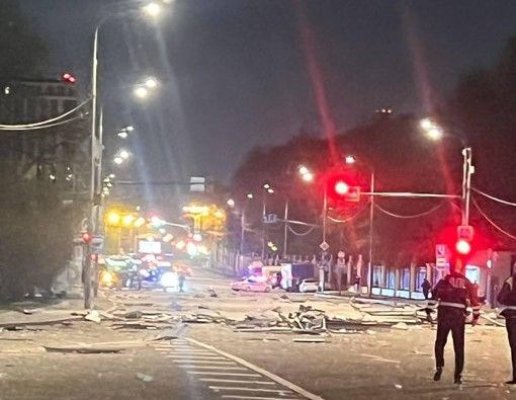 Explozii la Moscova. Ucraina dă o lovitură simbolică înainte de marea paradă din Piața Roșie. Video