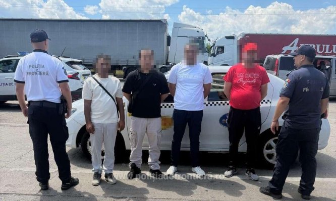 Cinci cetățeni nepalezi depistați la Giurgiu, fără drept de călătorie în Spațiul Schengen