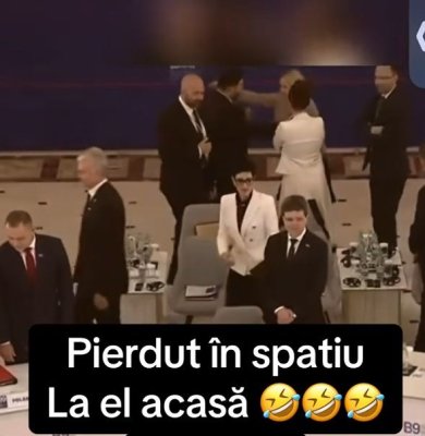 Încă o stângăcie prezidențială! Nicușor Dan... surprins din nou... dezorientat... în timpul vizitei liderilor străini, la Summitul B9! Video