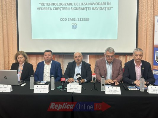 Retehnologizarea ecluzei Năvodari în vederea creșterii siguranței navigației, în atenția autorităților! Video