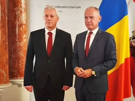 Ministrul de Interne, Cătălin Predoiu și omologul său austriac și-au dat întâlnire în Portul Constanța! Video