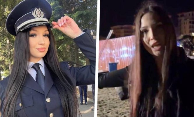 Roxana Țigmeanu, o polițistă agresivă și începătoare, a împiedicat jurnaliștii să-și facă meseria pe plaja Argo din Mamaia. Video