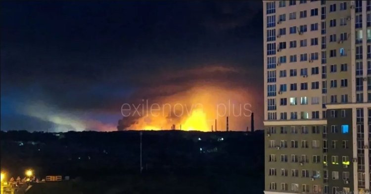 Ucraina a lovit în inima industriei petroliere ruse: rafinăria din Ryazan a ars violent, după explozii succesive provocate de un atac masiv cu drone