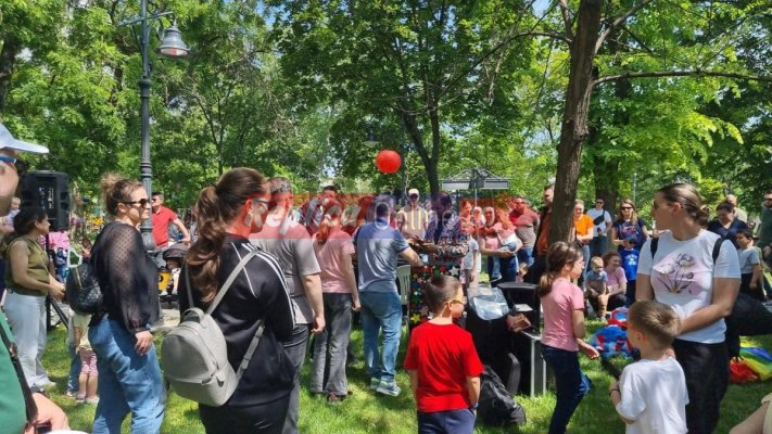 Explozie de bucurie în Parcul Arheologic cu ocazia Zilei Internaționale a Copilului. Video