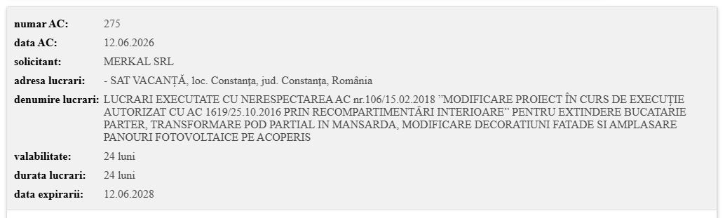 Hotelul Merty din Satul de Vacanta, al lui Erkal Memet, intra in sfarsit in legalitate... dupa ani de zile. Video