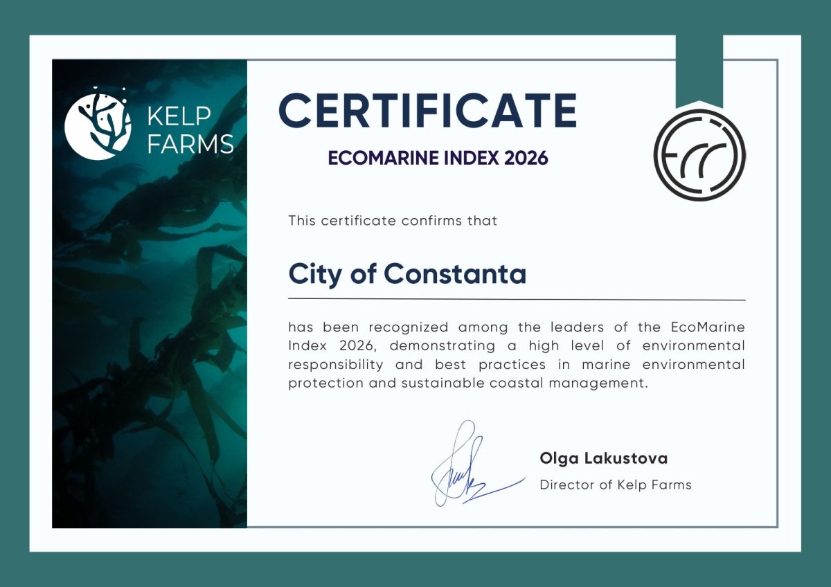 Constanta, lider al oraselor costiere in EcoMarine Index 2026