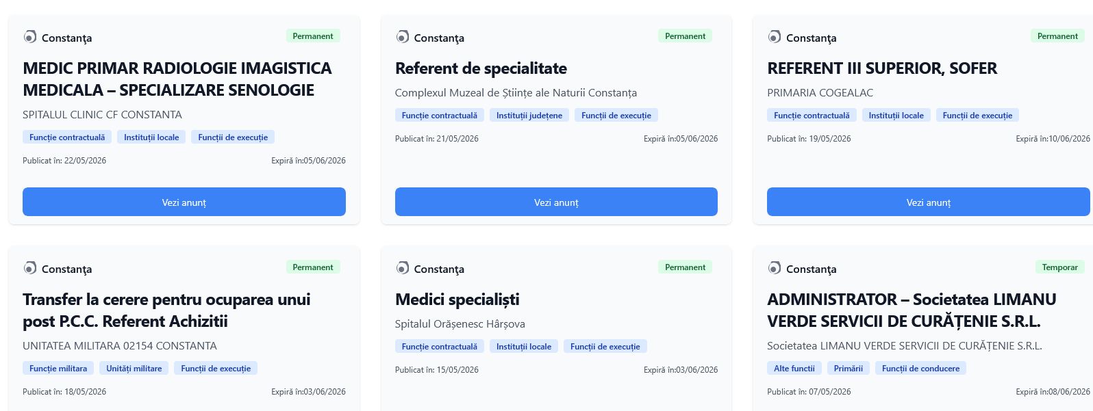 Val de angajari in sistemul de sanatate constantean! Afla ce salarii se dau! Val de angajari in sistemul de sanatate constantean! Afla ce salarii se dau!