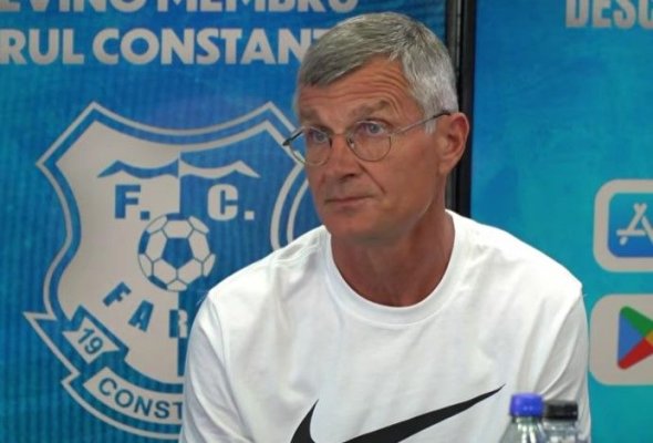 Noul antrenor al echipei de fotbal Farul Constanța își dorește o reconstrucție la formația dobrogeană