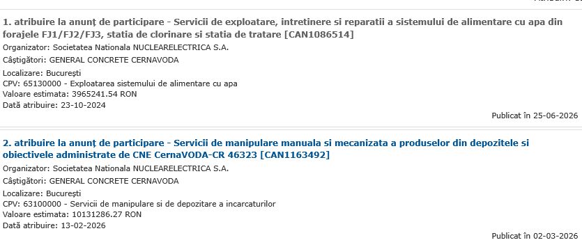 Interesant! Ce firma din Cernavoda a castigat peste 200 de mil. de euro de pe urma contractelor cu statul!   