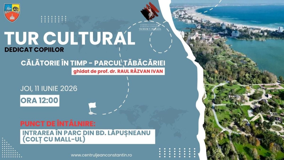 Calatorie in timp prin Parcul Tabacariei – un tur cultural pe intelesul copiilor Calatorie in timp prin Parcul Tabacariei – un tur cultural pe intelesul copiilor
