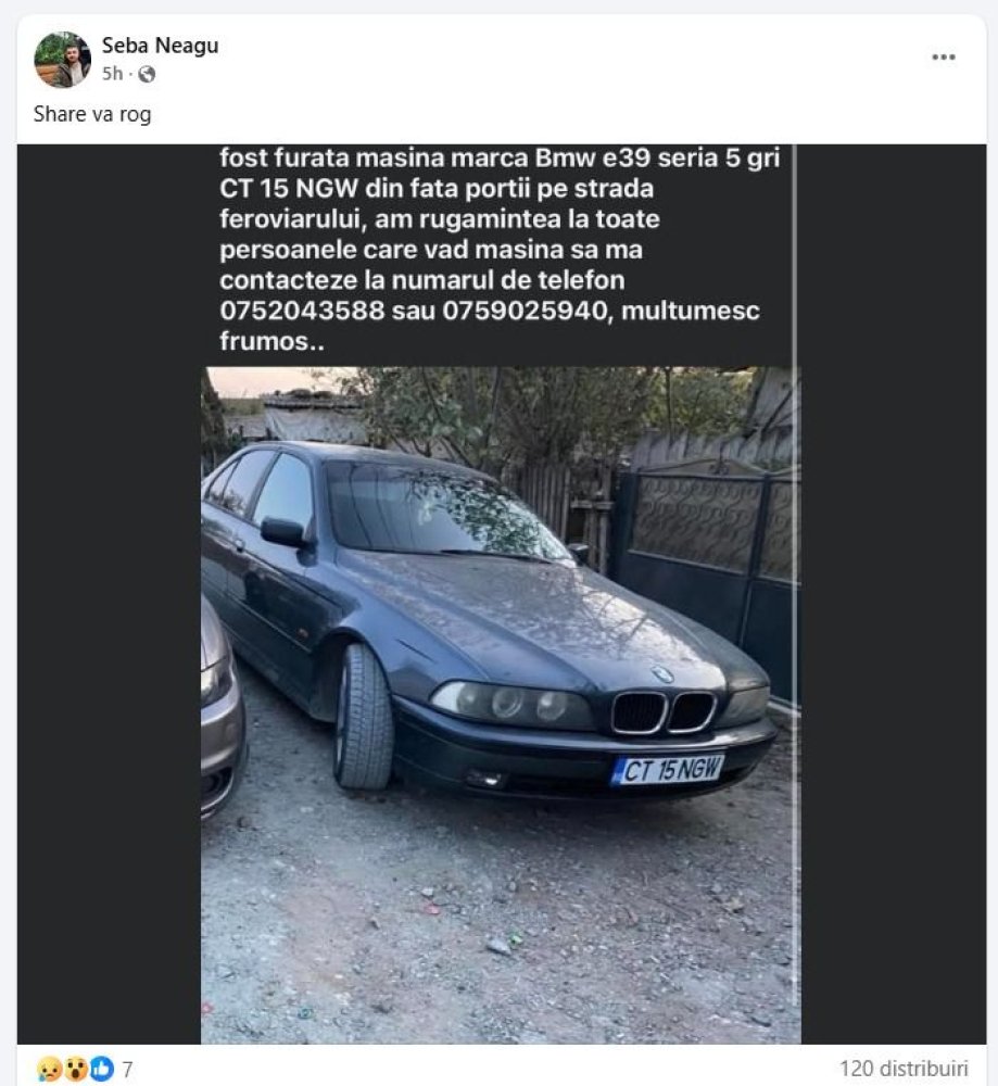 O noua lovitura a hotilor de masini la Cobadin! Un autoturism a fost furat din fata portii! Video O noua lovitura a hotilor de masini la Cobadin! Un autoturism a fost furat din fata portii! Video