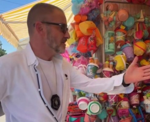 Horia Constantinescu a pus tunul pe comercianții de jucării de pe litoral! Video  