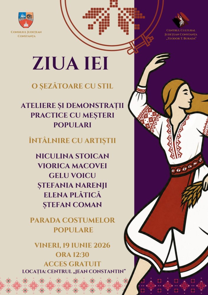 De la sezatoare la spectacol: o zi dedicata iei romanesti, celebrata la Centrul „Jean Constantin„ De la sezatoare la spectacol: o zi dedicata iei romanesti, celebrata la Centrul „Jean Constantin„