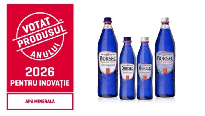 Borsec, Votat Produsul Anului 2026 pentru inovație în categoria apă minerală