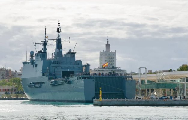 Navă de asalt amfibiu, trimisă în România de un aliat NATO. Ce echipament se află la bord