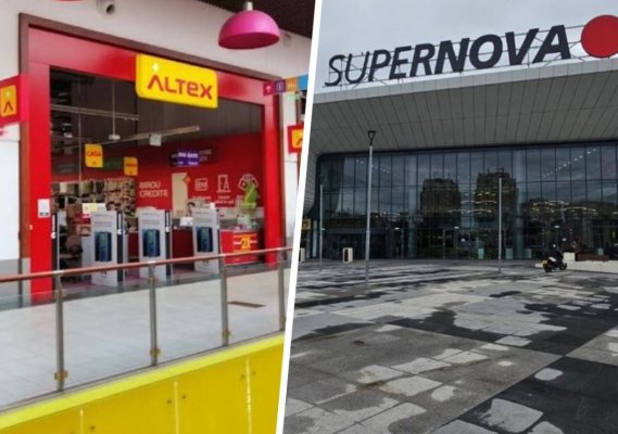 Scandal, după ce magazinul Altex a fost evacuat din Hipermarketul Supernova Constanța. Video