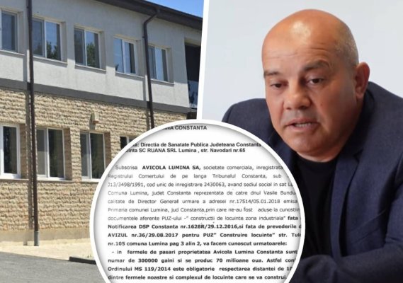 Scandal la Lumina! Cauza... dejecțiile provenite de la păsările fermei avicole din comună