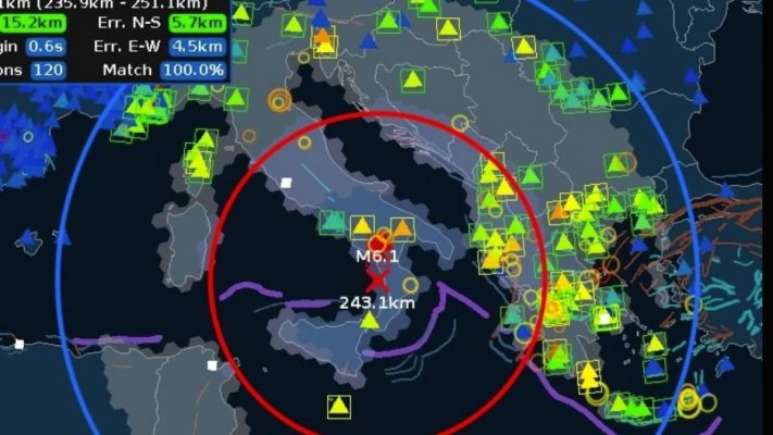 Cutremur puternic în Italia, fix în zona unde trăiesc cei mai mulți români