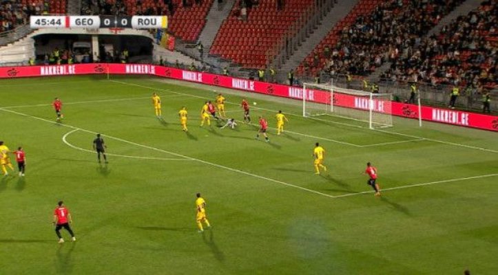 Georgia – România 1-1: Gică Hagi debutează cu o remiză în al doilea mandat de selecționer