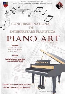 PIANO ART 2026: Înscrierile pentru ediția aniversară se încheie pe 5 iunie