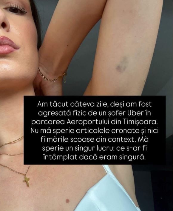 Influencerita romanca, abuzata de un sofer de ridesharing! Declaratiile cutremuratoare ale tinerei