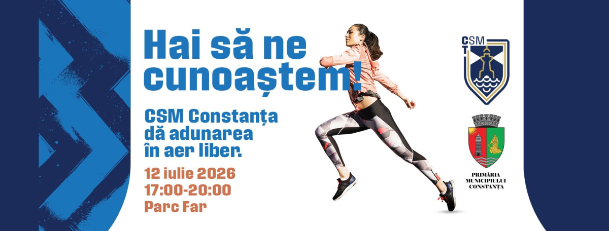 Sportivii Clubului Sportiv Municipal Constanta ii invita pe localnici la miscare