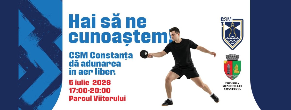 CSM Constanta invita localnicii la o doza de miscare, in Parcul Viitorului! CSM Constanta invita localnicii la o doza de miscare, in Parcul Viitorului!