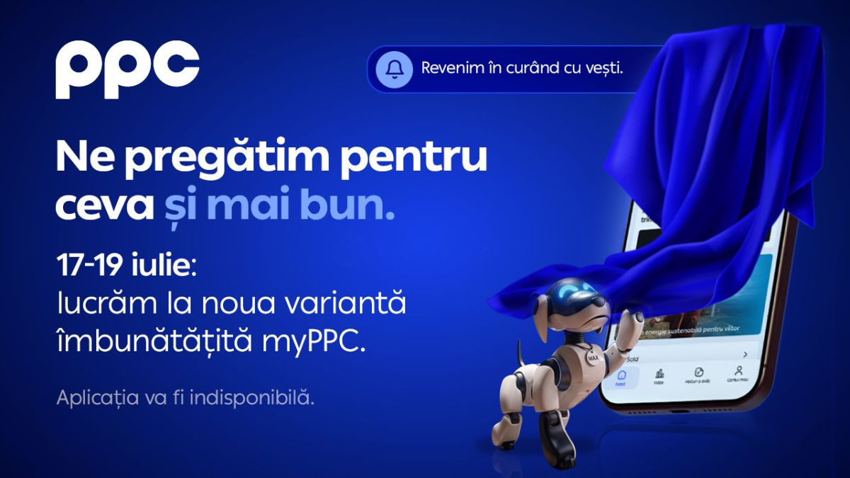 PPC Energie lanseaza noua versiune a aplicatiei myPPC, cu design modern si actiuni intuitive pentru clienti PPC Energie lanseaza noua versiune a aplicatiei myPPC, cu design modern si actiuni intuitive pentru clienti