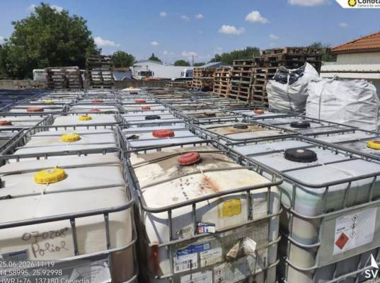 Un operator economic din Crevedia a fost amendat, după ce a depăşit capacitatea maximă admisă de deşeuri periculoase