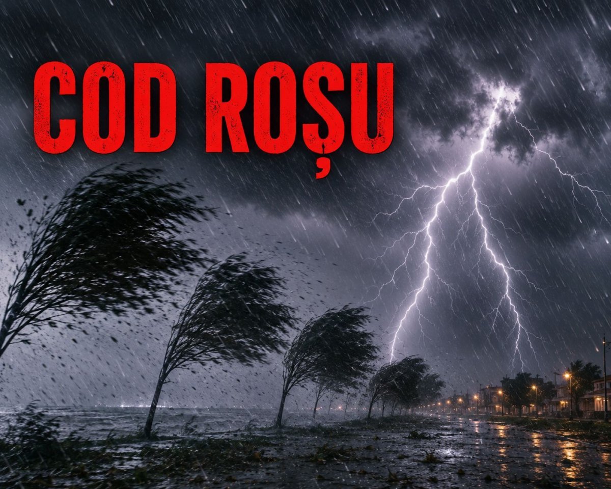 Constanta si Tulcea au intrat sub Cod Portocaliu de furtuni puternice si ploi torentiale! Constanta si Tulcea au intrat sub Cod Portocaliu de furtuni puternice si ploi torentiale!
