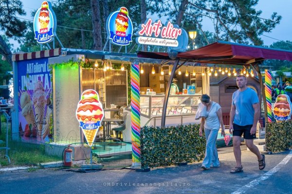 Aventura distracției continuă pe Riviera Mangalia, cu Festivalul Înghețatei!