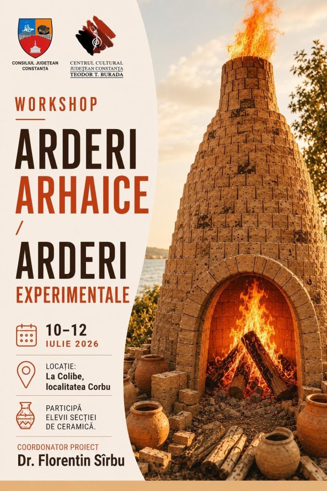 Focul, lutul si traditia se intalnesc la Corbu: trei zile de demonstratii in cadrul workshopului &bdquo;Arderi Arhaice / Arderi Experimentale&rdquo;