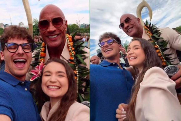 Influenceri români, felicitați de Dwayne 