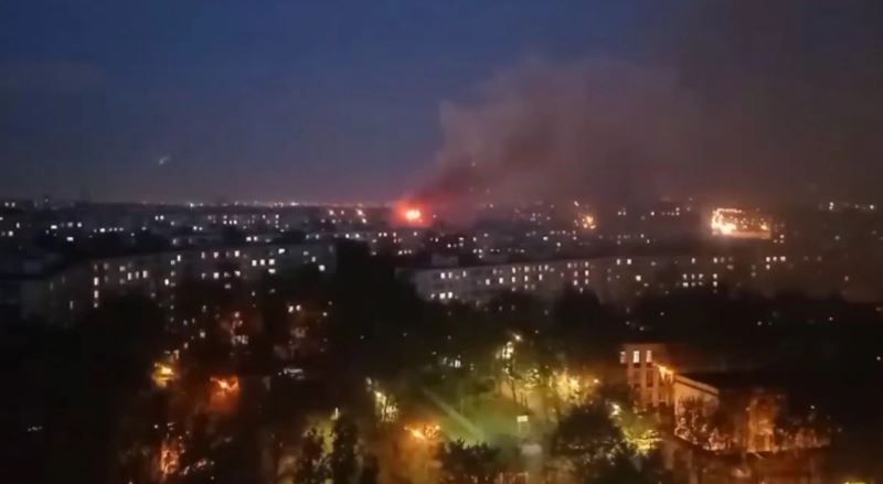 Moscova, sub asediu: Ucraina a lansat cel mai mare atac de la inceputul razboiului. Video