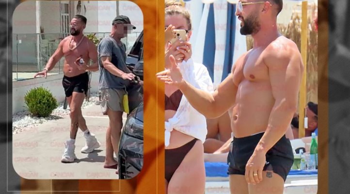 Dorian Popa, adio vacanță liniștită! Nu a apucat bine să se așeze pe șezlong că a și fost luat în primire